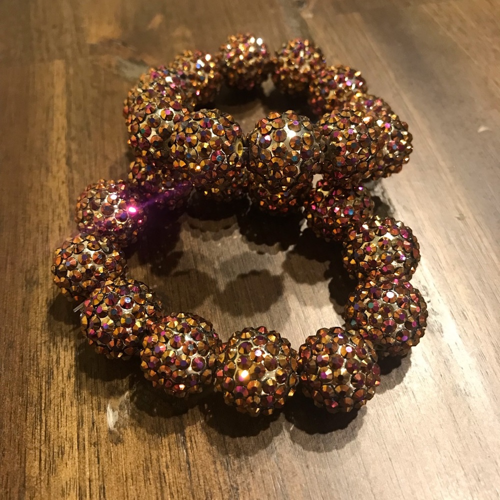Rhinestone ball bracelets new